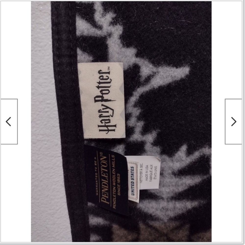 SOLD-Pendleton Harry Potter Hogwarts Blanket - Picture 4 of 4